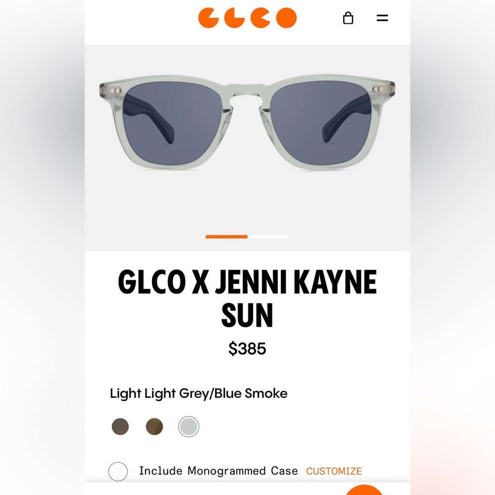Jenni Kayne x Garrett Leight Unisex Sunglasses